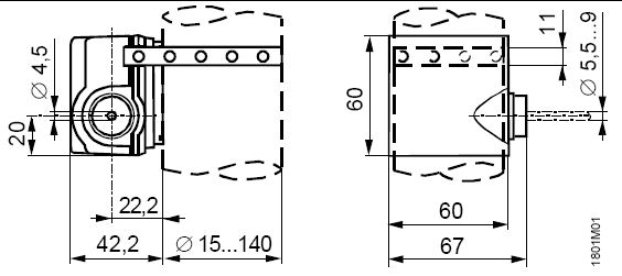 Накладной датчик температуры Siemens QAD22 Цена Купить Наличие